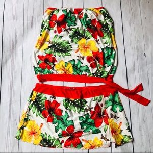 Athena Strapless Blousson Tankini 2 Piece